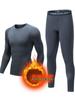 Men's Compression Sports Tights - Warm, Quick-Dry, High-Elastic for Winter Fitness & Basketball.