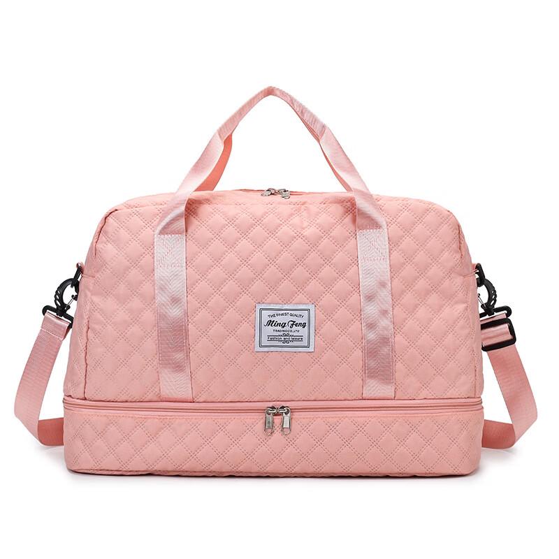 Lishen Large Capacity Quilted Travel Duffle Bag