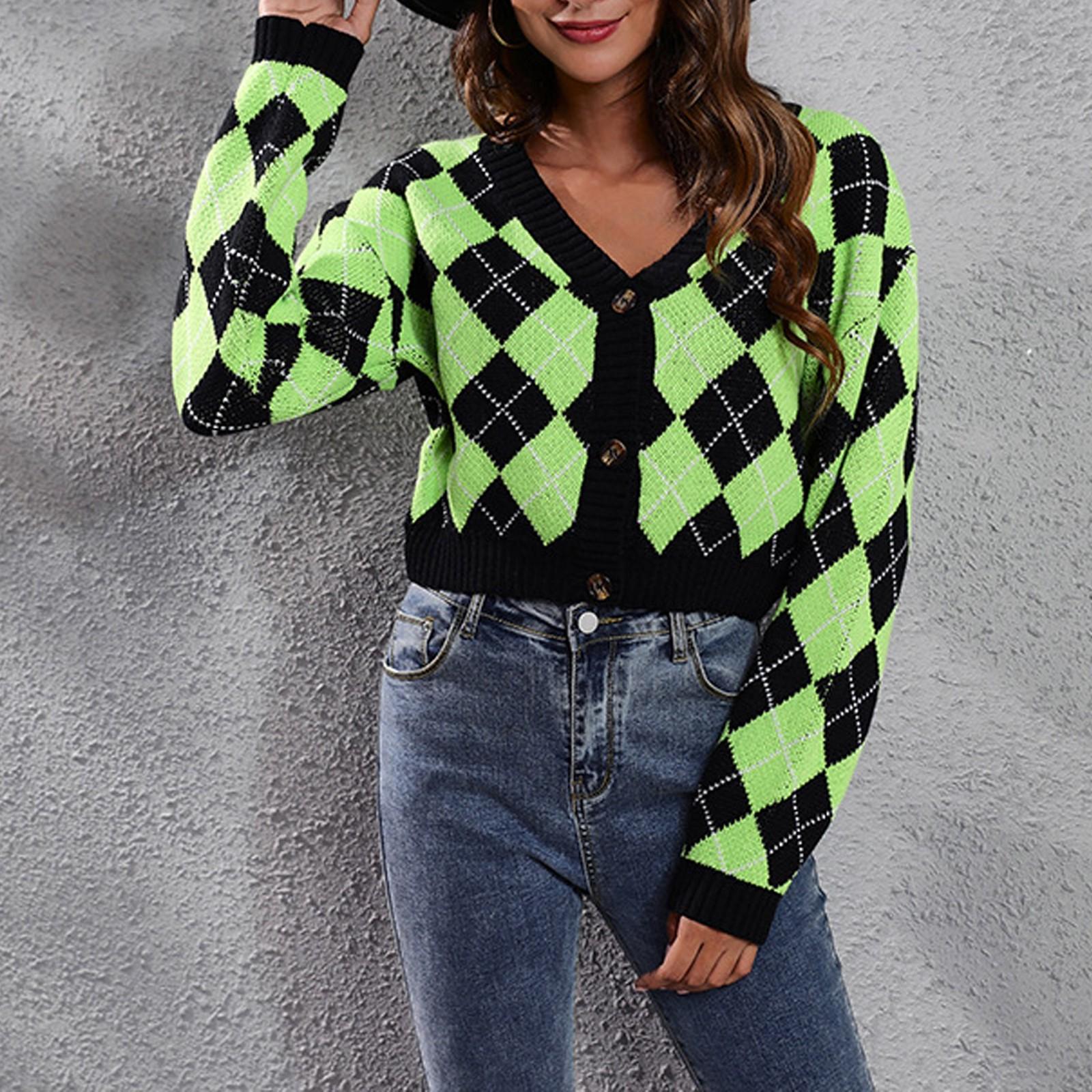 

Женская мода сексуальный вязаный кардиган короткая куртка L