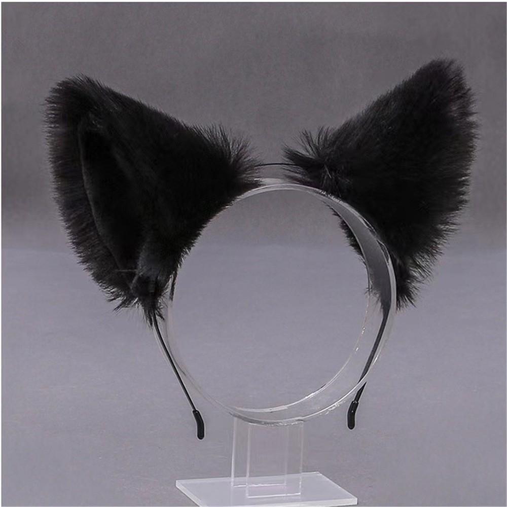 

Cat Ear Ear Hair Bands Plush Headwear Fashion Hair Accessories Girls D