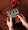 Retro Kalimba 17 Key Thumb Piano High Quality Wood Mahogany Acacia Wood Body Musical Instrument Kalimba Piano Creative Music Box