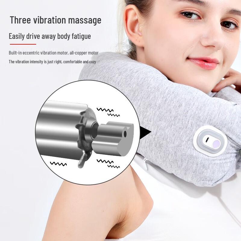 Hezheng Portable Neck Massager U-Pillow