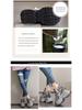Women's Breathable Chunky Sneakers - 12cm Platform, Mesh, Small Size, A8951