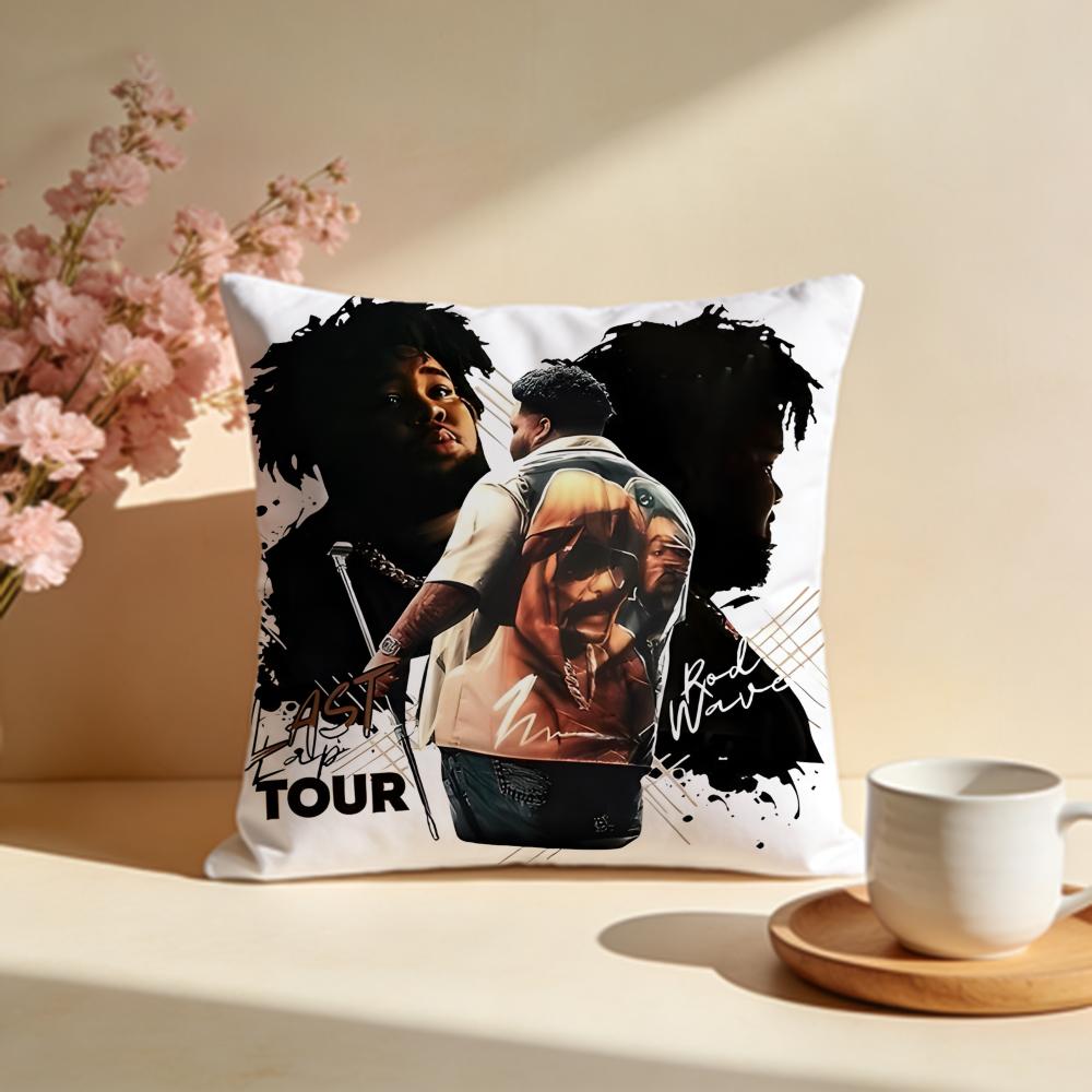 Trendy RRod Waveew Cushion Cover Stylish Washable Pillow Cover Ideal for Couch Bedroom Car Decoration