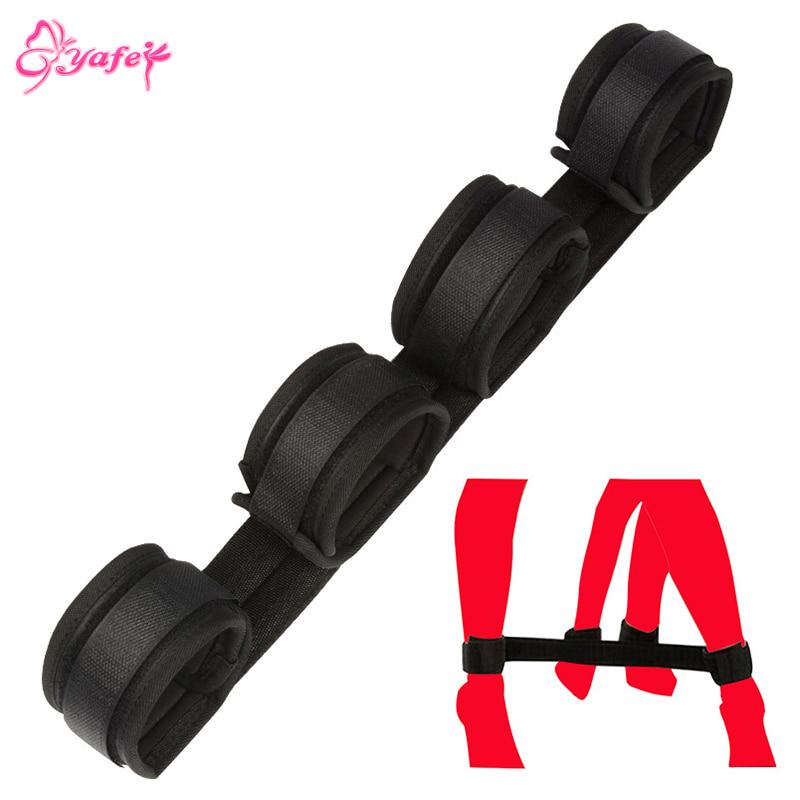 Soft Handcuffs SM Bdsm Bondage Sex Toys Wrist Thigh Cuffs Strap Restraints For Adult Sex Game