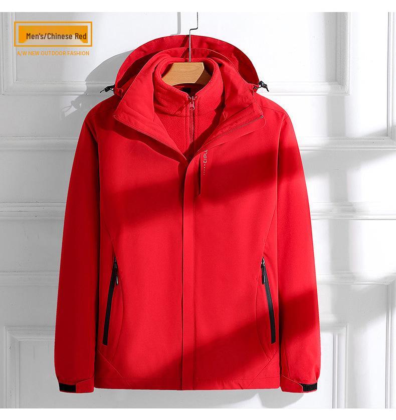 Cross-Border Winter Outdoor Ski Mountaineering Set: Warm, Windproof, Waterproof Jacket & Pants.
