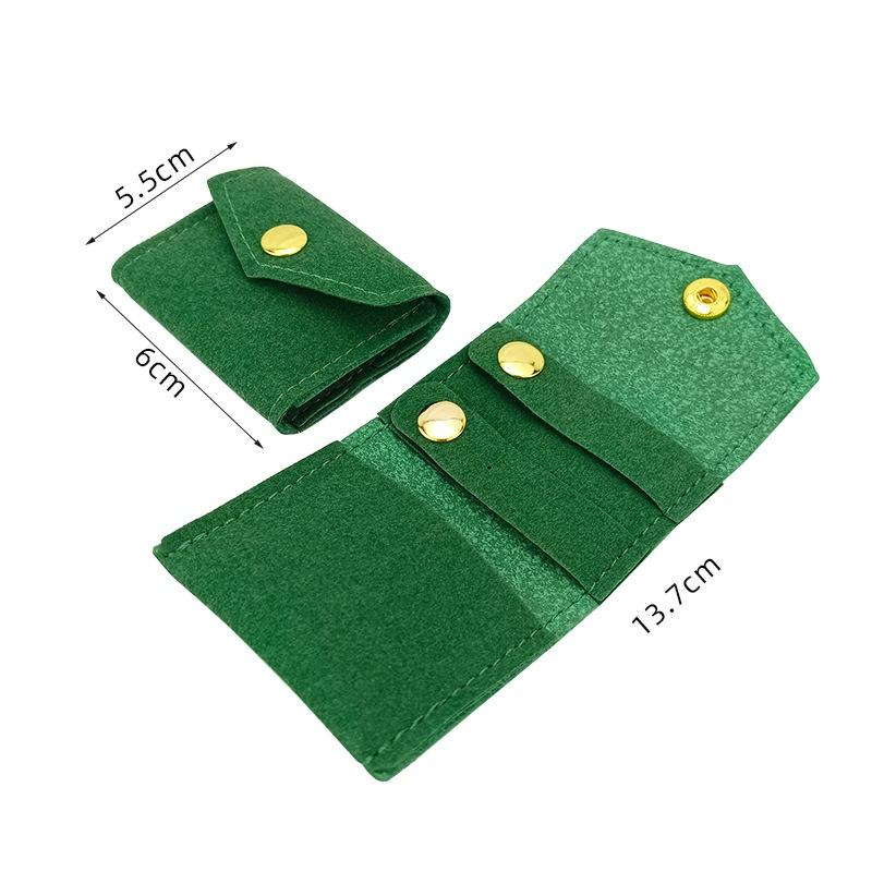 Mini Jewelry Organizer Multi-Functional Velvet Jewelry Bag Jewelry Storage Bag Portable Portable Necklace Ring Bag For Home Gift