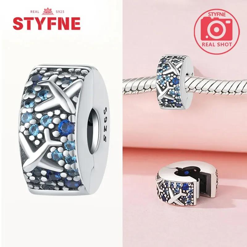 Coppercolorful Travel Luggage Charms Plane Beads Fitoriginal Bracelets Diy Fine Jewelry For Women Gifts