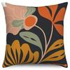 Home Decor Colorful Floral Pattern Digital Print Pillowcase Pattern Cushion Cover Suitable For Sofa Bedroom Car Pillow Cover