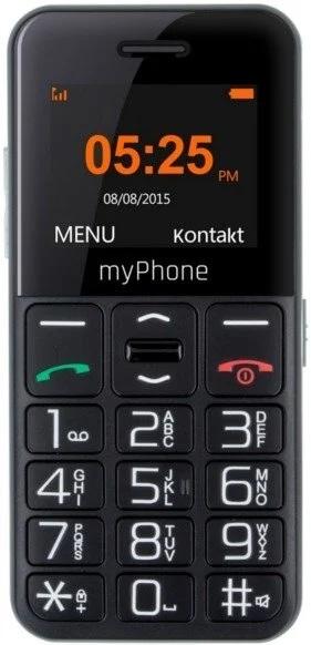 MyPhone Halo Easy | Schwarz | 1,77 Zoll | TFT | 24 MB | 32 MB | Single-SIM | Bluetooth | Auflösung der Hauptkamera 0,3 MP | 1000 mAh