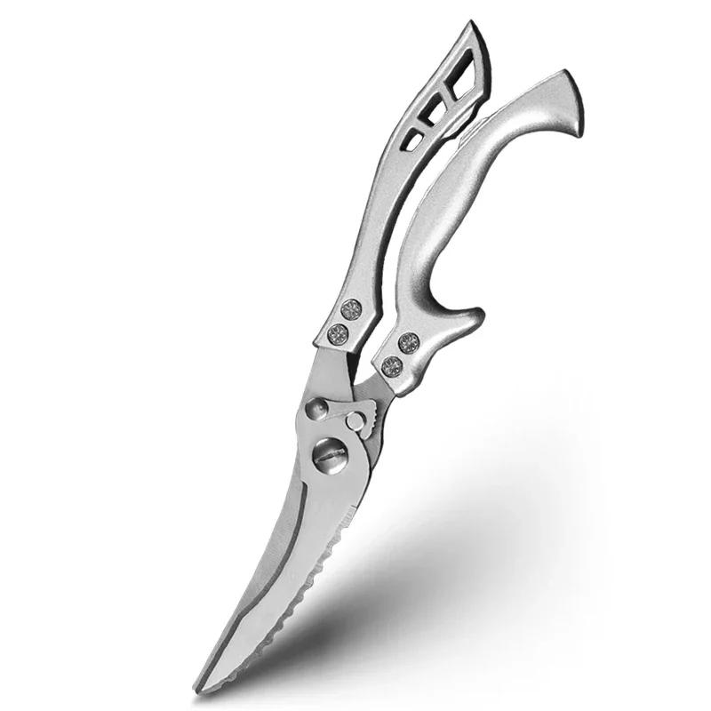 Stainless Steel Kitchen Scissors Fish Scales Duck Fish Knife Kitchen Accesories Home Clean Meat Accessory Knives Accessories Bar