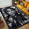 Tappeto Antiscivolo per Soggiorno Michael Jackson Tappeto Morbido per Camera da Letto Sala Giochi Stanza dei Bambini Divano Ufficio Decorazione Casa Zerbino