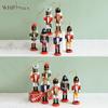 1Pc Christmas Doll Soldier Wood Decoration Made Nutcracker Puppet Desktop Pendants Ornaments For Xmas Tree Party New Year