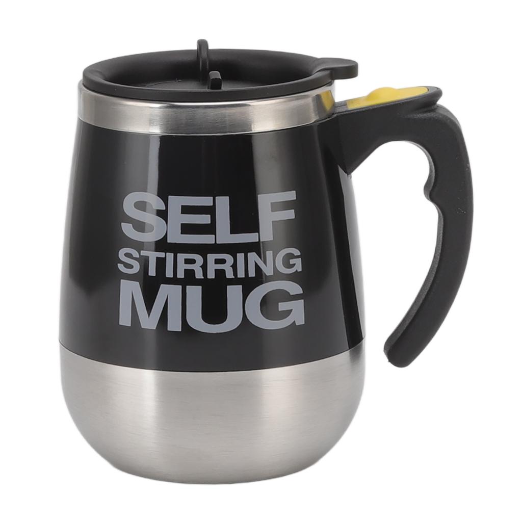 Automatic Stirring Mug 400ml Stainless Steel Liner Battery Powered Electric Mixing Cup for Travel