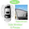 Car Sun Visors For XPeng X9 Accessories 2026 H93 2023-2026 Aluminum Foil Full Coverage Sunshades Anti UV Windshield Window Cover