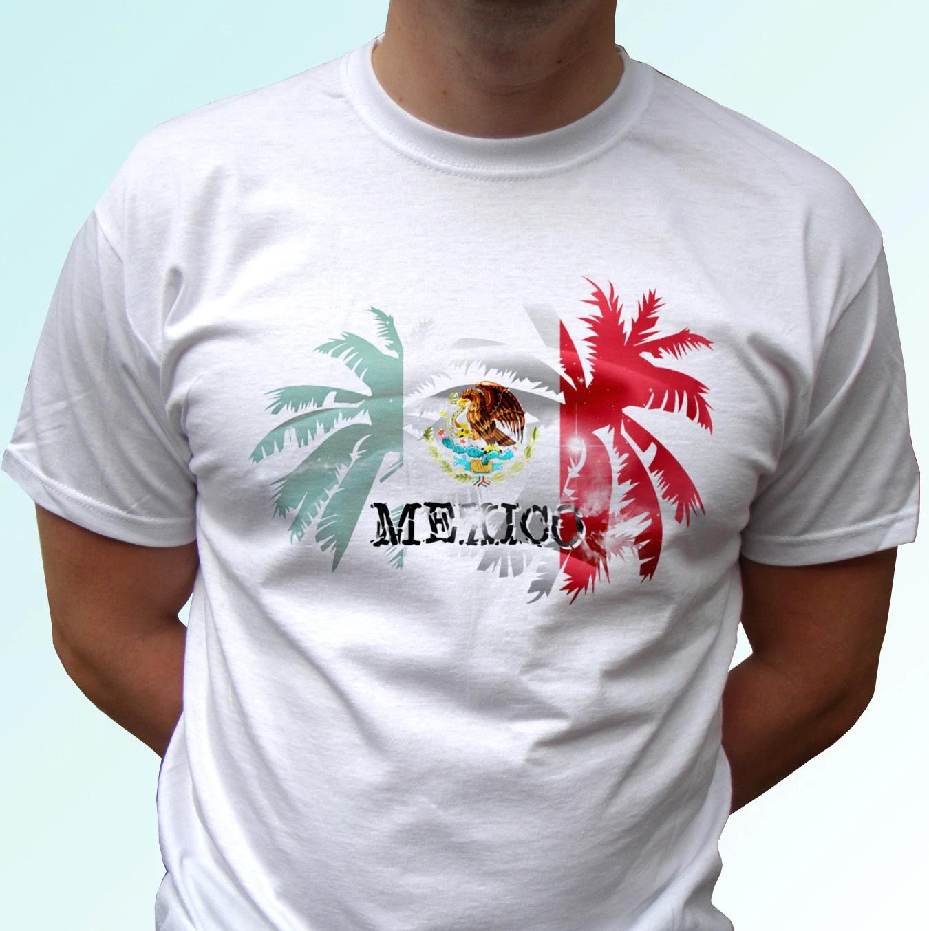

Mexico Palm flag - white kids boys T-Shirt holiday top s s kids baby sizes 100