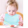 1/2pcs Food Grade Infant Eating Bibs Simple to Clean Baby Drool Towels Waterproof Children
