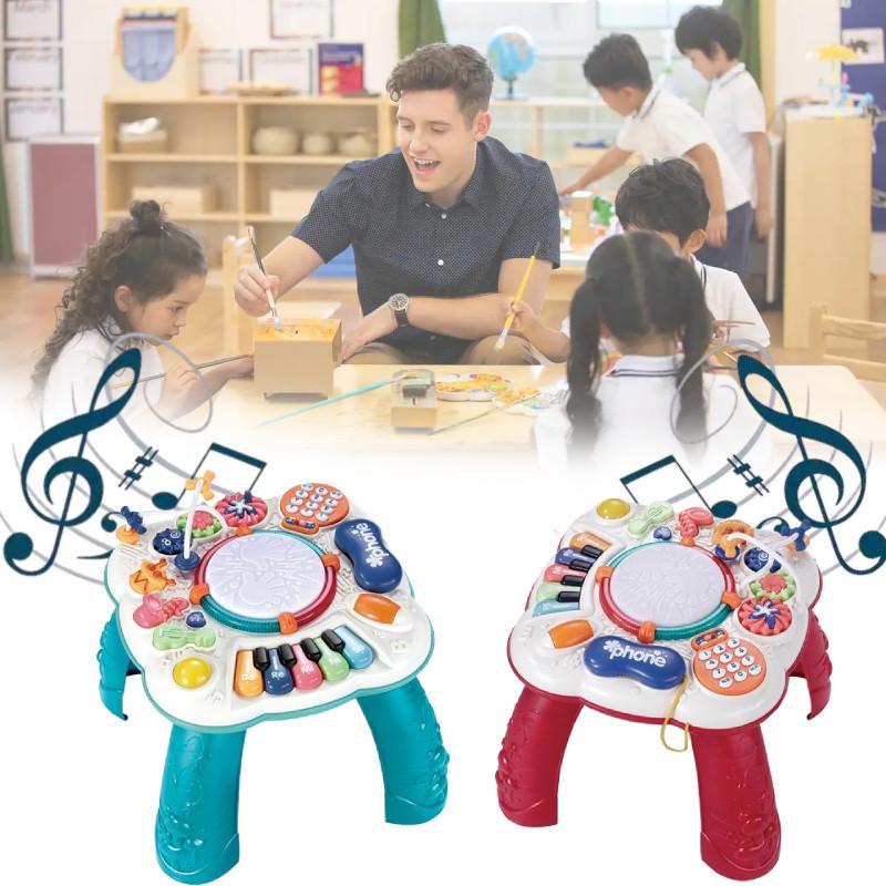 Activity Cemirk Baby Table Baby Musical Children Education Toys Activity Center
