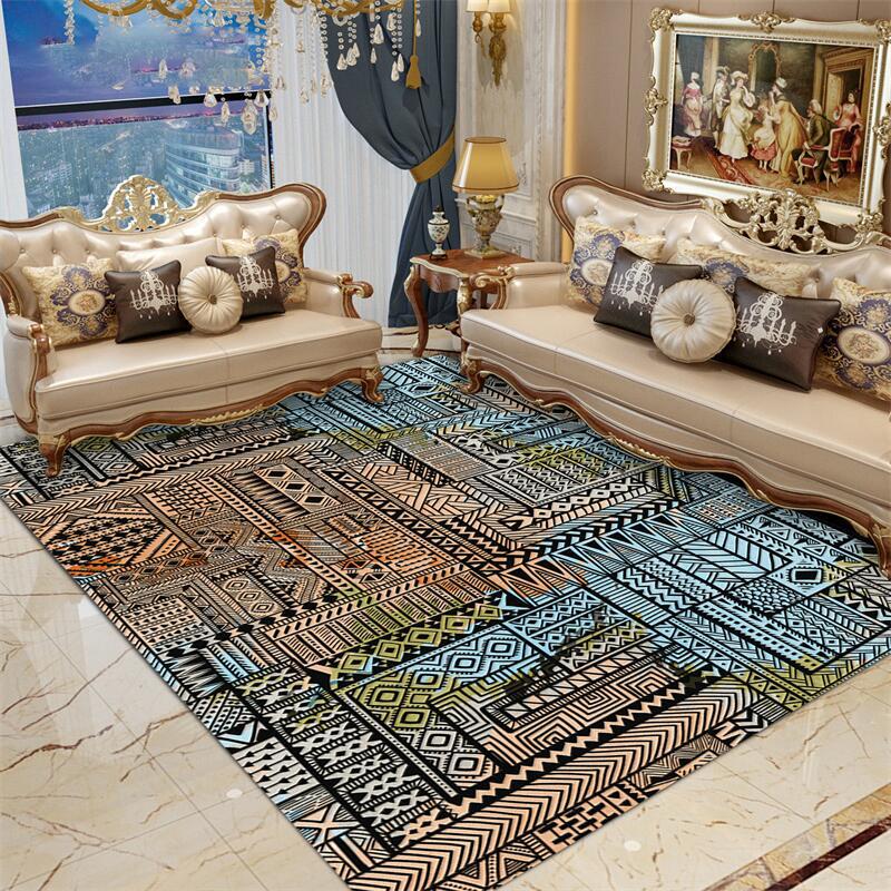 Fashionable Nordic Minimalist Carpet. Living Room, Sofa, Coffee Table Mat, Bedroom Bedside Blanket Bohemian Style
