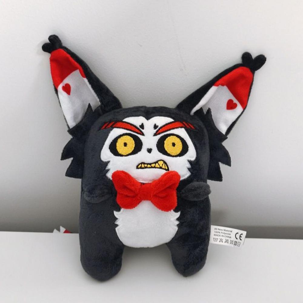 18Cm Adorned With Large Ears Witty Hotel Hazbin Manga Character Husk Cuddly Companions Costume Animation Video Game Cartoonish Statues Plush Doll