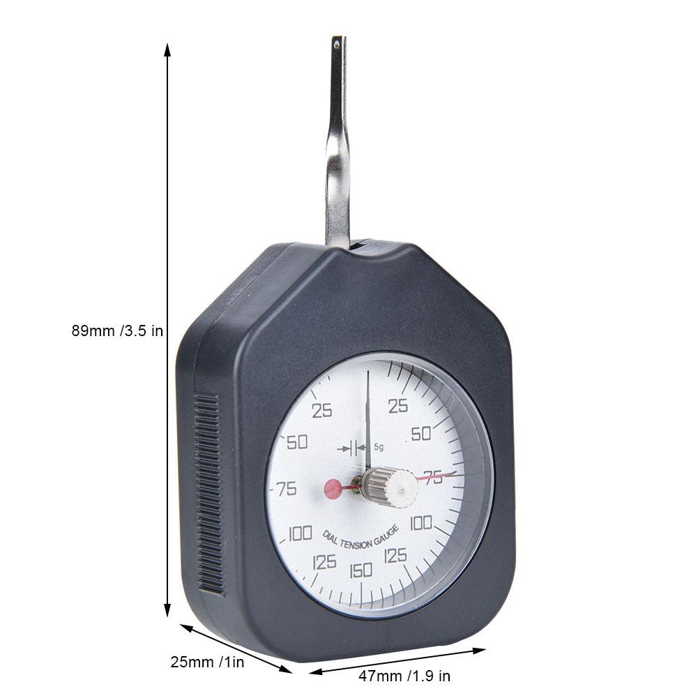 Plastic Pointer Type Double Needles Tension Meter Analog Gauge Measuring Tool(SZG-150-2)