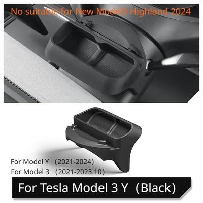 Caja de Almacenamiento de Silicona para Tesla Model 3 Y 2021-23 Volante Estuche para Gafas Soporte para Teléfono Móvil Navegación GPS Accesorios para Coche
