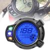 Motorcycle Speedometer Tachometer Gauge, DC 12V Motorcycle LED Speedometer Odometer Fuel Meter Gauge
