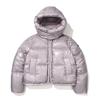 W Hoodie doWn Tube  Lilac 