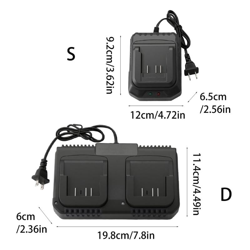 Battery Model Charger for 20V Electric Drill Electric Wrench Angle Grinder Charger Electric Tool Battery Charger