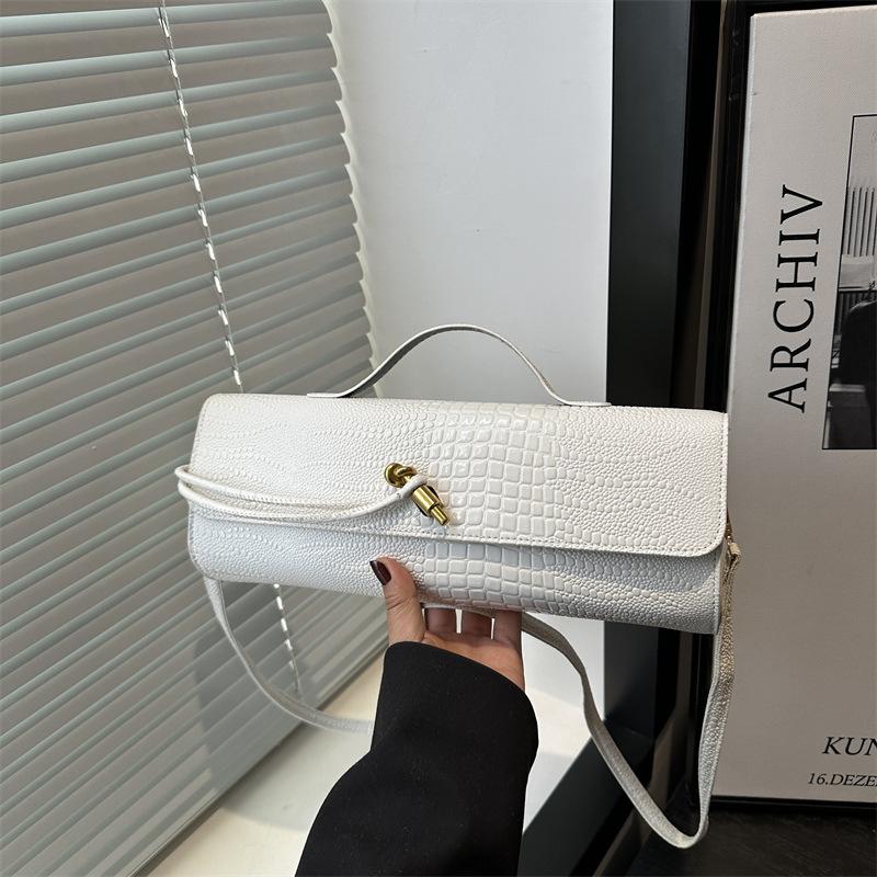 Bag Women's  New Niche Horizontal Design Trendy Handbag Premium Temperament One Shoulder Crossbody Bag