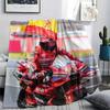 MotoGP Printed Flannel Blanket, Soft Throw for Bedroom Sofa, Washable, Christmas Present, Great Gift.