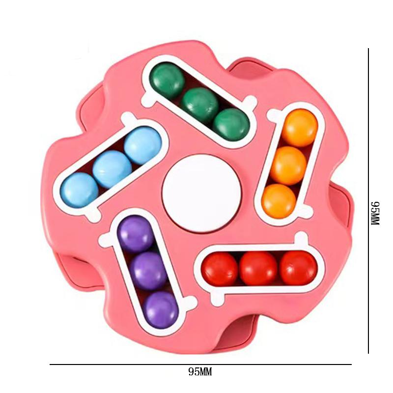 Toys Fidget Spinner Magic Bean Rotating Brain Teaser Education Puzzle Anxiety Stress Relief Gifts For Teenager Boys Girls