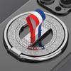 Magnetic Phone Holder With Rhinestone Accents 360 Rotating Metal Ring Stand Desk Use MagSafe Compatible