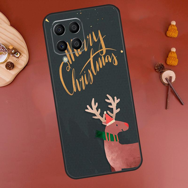 Merry Christmas Reindeer Case For Samsung Galaxy M52 M32 M22 M12 M13 M23 M33 M53 M14 M34 M54 M20 M30s M31s M51 Cover