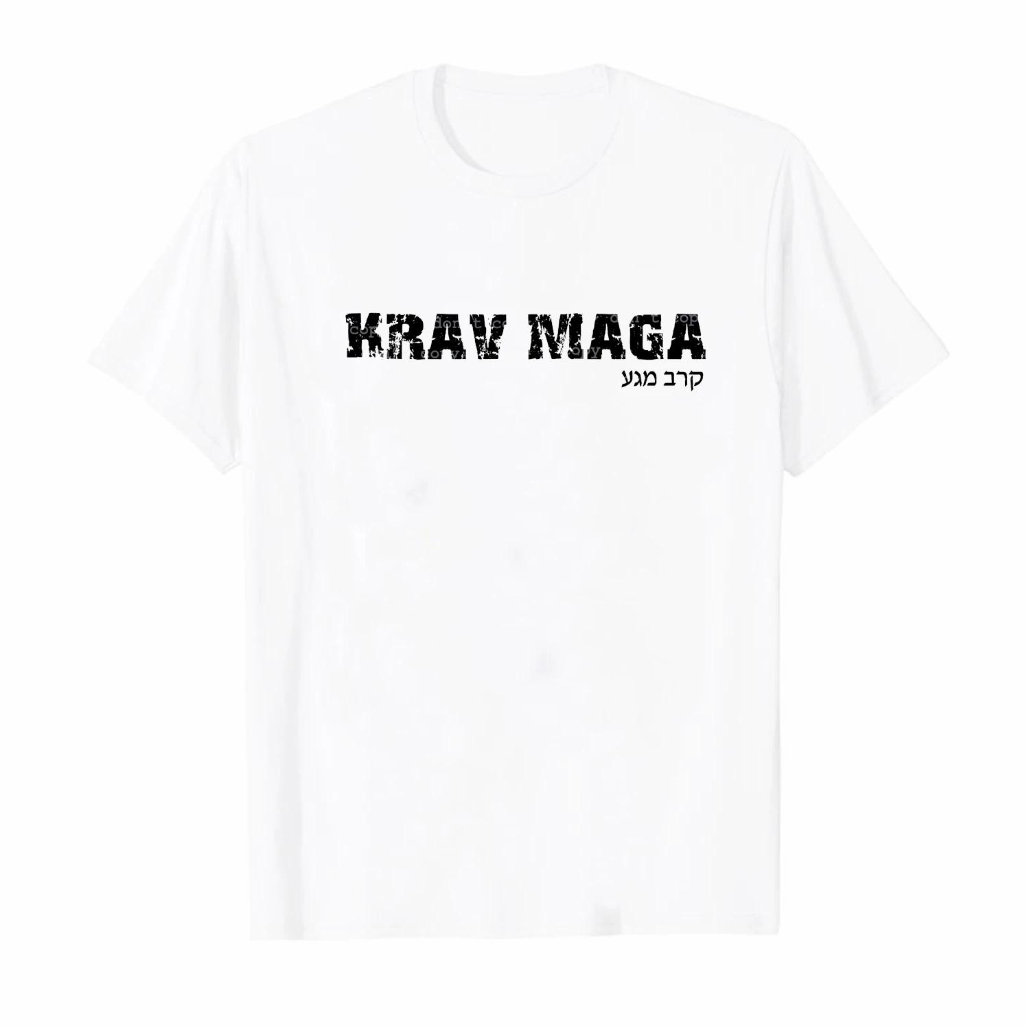 

Israeli Selfdefence System Krav Maga EnglishHebrew Font TShirt 100 Cotton ONeck Short Sleeve Casual Mens Tshirt Size S3XL S