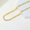 Figaro Chain Necklace Stainless Steel Link Gold Color Choker Necklace Layered Women Girls 14"  18" 20" 24"