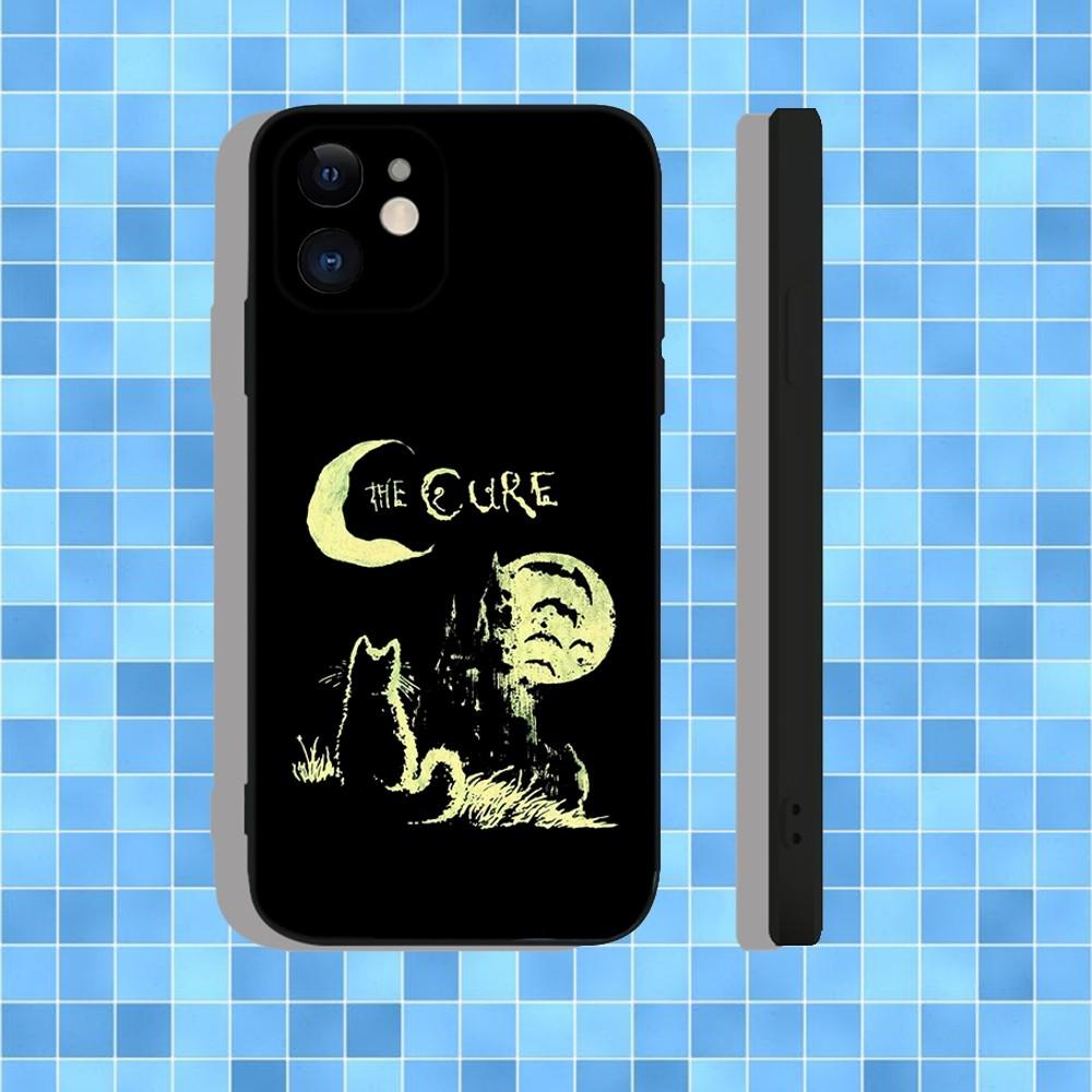 The Robert C-CureS Smith Phone Case For iPhone 16,15,14,13,12,11,Pro,Max,Plus,X,XS,XR,SE,8,7,Mini,Soft Silicone Black Case