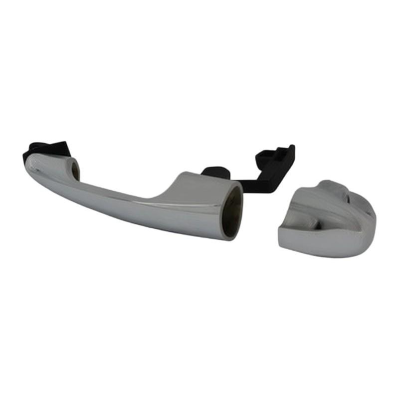Front Right Exterior Door Handle for Fiat 500L 2014 2015 2016 2017 Chrome Finish Compatible with Original Equipment