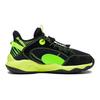 LiNing Rebound Shock Absorption Basketball Shoes Kids Sneakers Black Green YKBS052-7