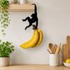 Creative Banana Balance Hook Wooden Under Cabinet Organizer Hooks Key Hanger  Kitchen