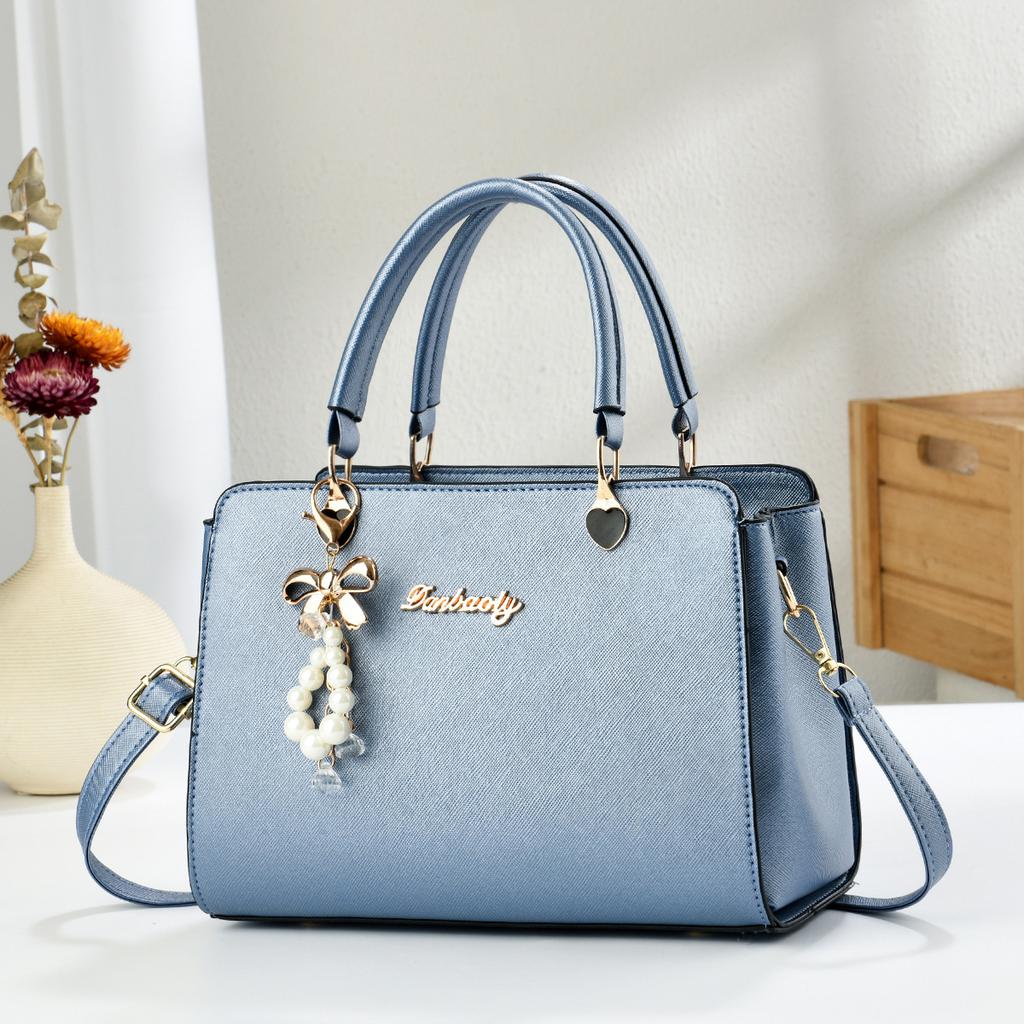 Women’s Light Luxury Top Handle Handbag, Trendy Elegant Atmospheric Shoulder Crossbody Bag For Daily Casual Outfits