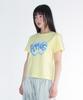 AMES-WORLDWIDE Heart Spray Tee Yellow
