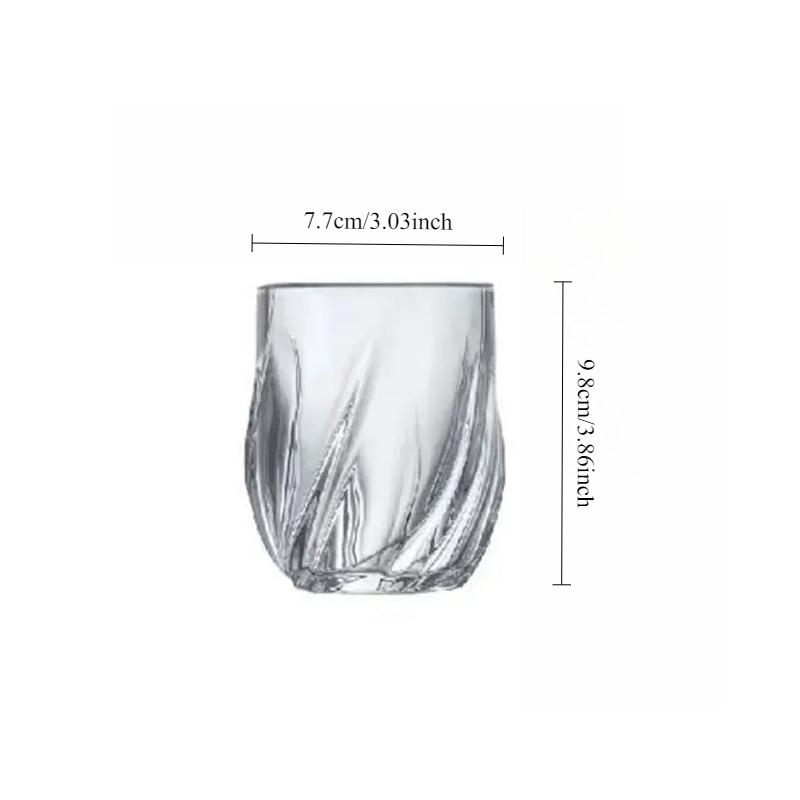 

320ml/370ml High End Wine Glasses Creative Juice Beverage Cups Simple Cocktail Glass Bar Cold Drink Mug Water Bottle Drinkware 1pcs
