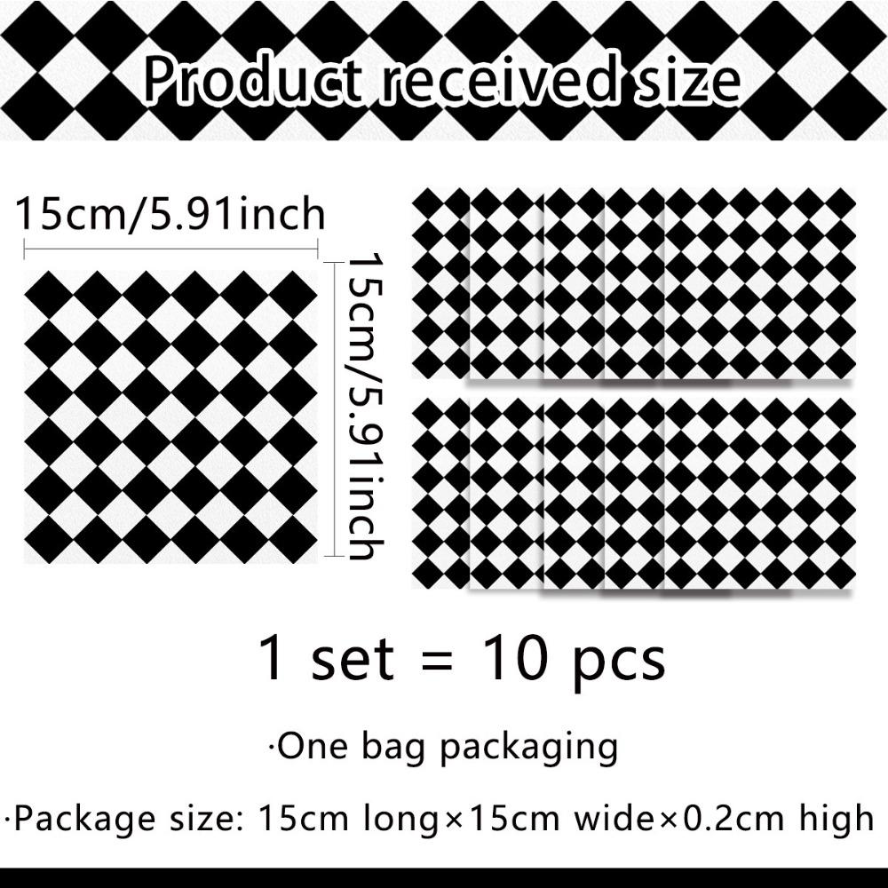 

Flower Tile Sticker PVC Self-Adhesive Waterproof Wall Decal for Bathroom Balcony Kitchen Wall