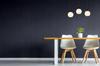 CLASSIC METAL HANGING LAMP GLASS SHADE