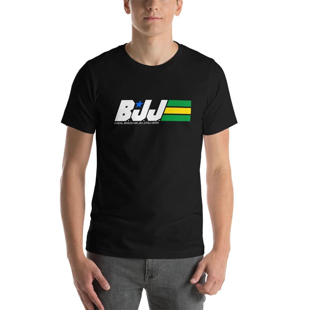 

BJJ GI JOE G.I. Настоящий Герой Бразильского Джиу-Джитсу MMA UFC Боевая Футболка Gi Nogi 2XL