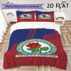 Bristol Rovers fc Pattern Bedding uilt Set uilt Cover Pillowcase Home Decoration Birthday Gift (1 * duvet cover + 2 * pillowcase  without core)