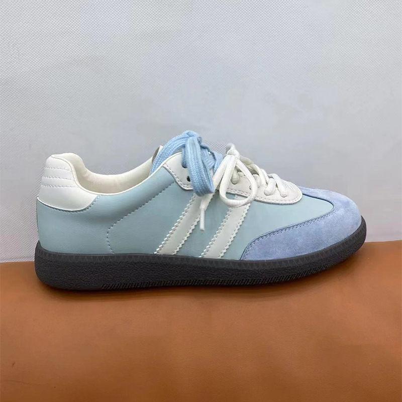 

Кроссовки Dexun 2025 спортивные на плоской подошве, новые, универсальные, с мягкой подошвой, повседневные, кеды, удобные, ручной работы, для военной подготовки 42 синий