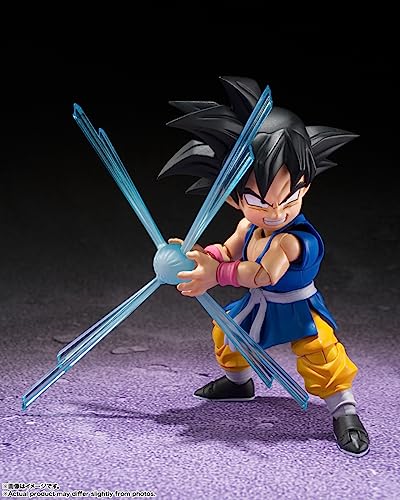 TAMASHII NATIONS SHFiguarts Dragon Ball GT Son Goku -GT- Aprox.. Figura móvel pintada em ABS e PVC de 80 mm