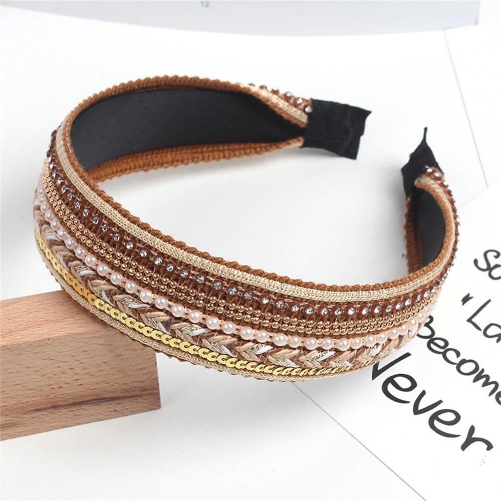 New Knotted Headbands for Women Headdress Girls Vintage Hair Bands Cloth Wide Hairband Soft Hair Hoop Hair Accessories Headwear